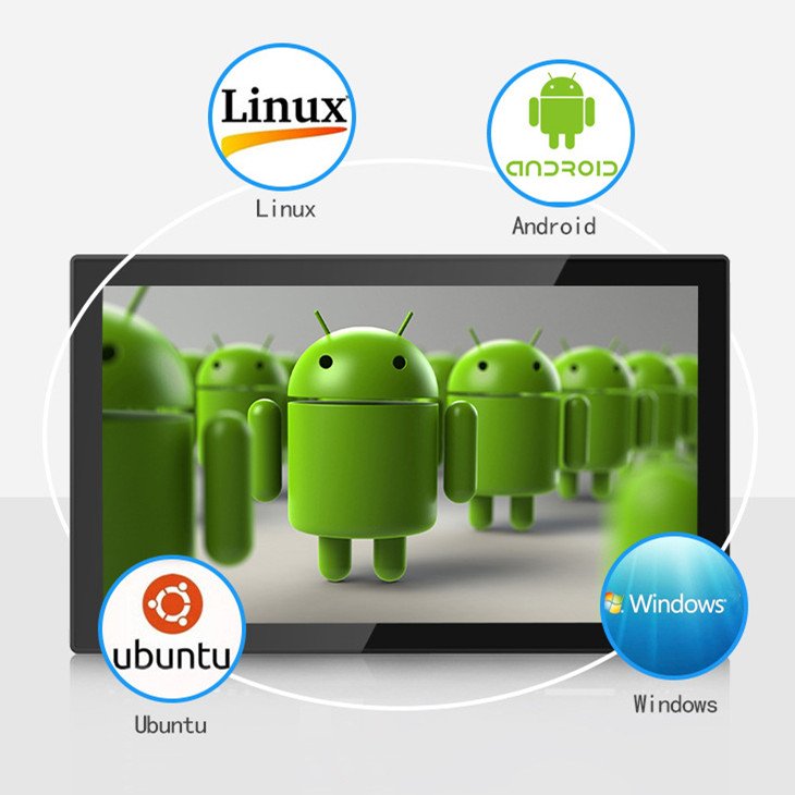Factory 27 inch Capacitive Touch Monitor Industrial Windows Linux ...