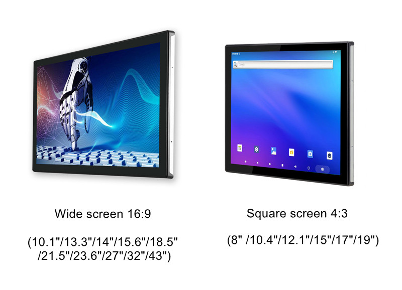 open frame industrial touch display designed for vending machine cabinet