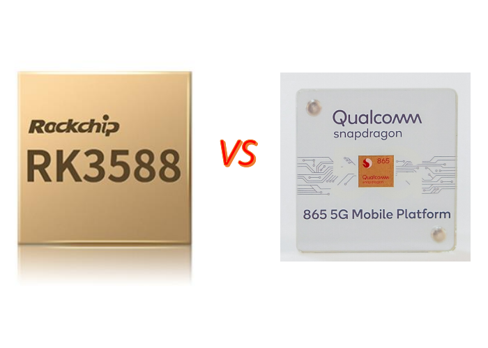 RK3588 vs Snapdragon 865 Android panel PC and industrial touch screen comparison