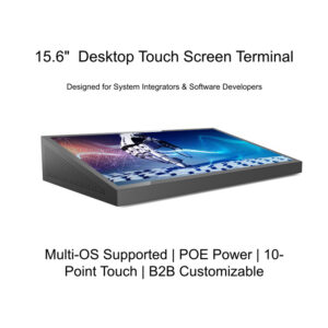 15.6 inch desktop touch screen terminal