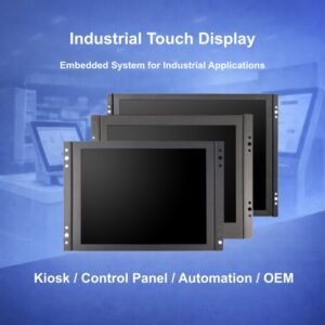 industrial touch display for control panel automation embedded application