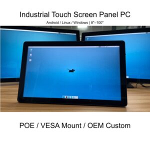wall mount capacitive touch screen monitor for industrial use