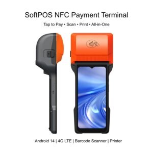 Android SoftPOS NFC handheld POS terminal with printer and scanner