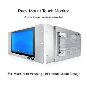 Industrial Rack Mount Touch Monitor for Equipment Integration