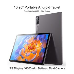 10.95 inch portable android tablet with 4G LTE octa core processor IPS display for work study and entertainment